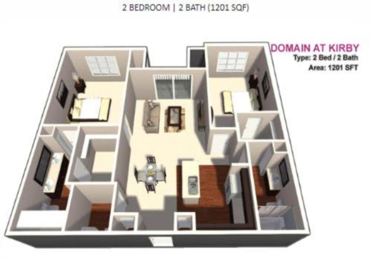 Inviting 2Br - Gym, Pool, Biz Center & Free Parking! Walk 2 Nrg Stadium! Near Med Ctr, Galleria, & Rice Village Х'юстон Екстер'єр фото